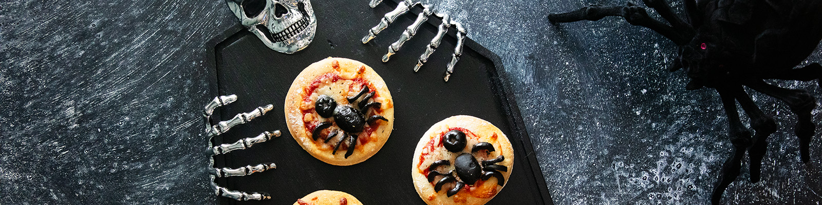 Creepy Spider Pizza